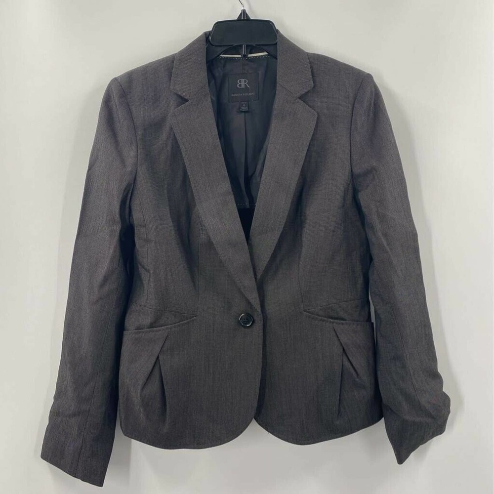 Banana Republic Suit Jacket Notch Lapel Blazer